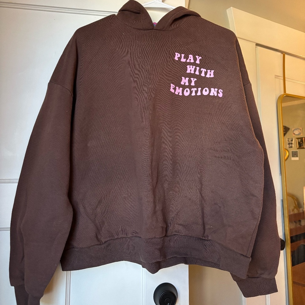 Brown Edited Sweatshirt